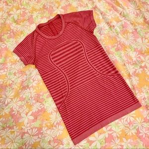 Lululemon Pink Tech Swiftly Tee